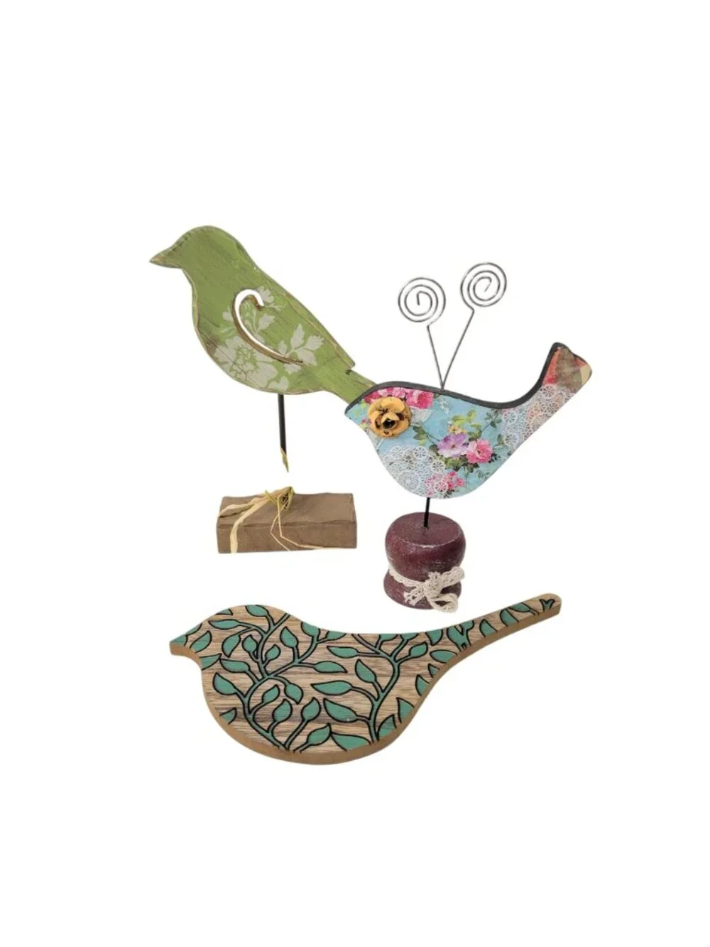 Wooden Bird Home Decor Collection - Picture 3 of 3